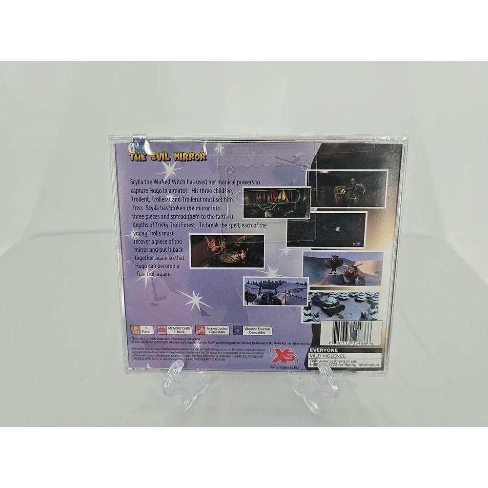 Hugo: The Evil Mirror (Sony PlayStation 1‎ PS1) BRAND NEW SEALED, w/ Hangtab